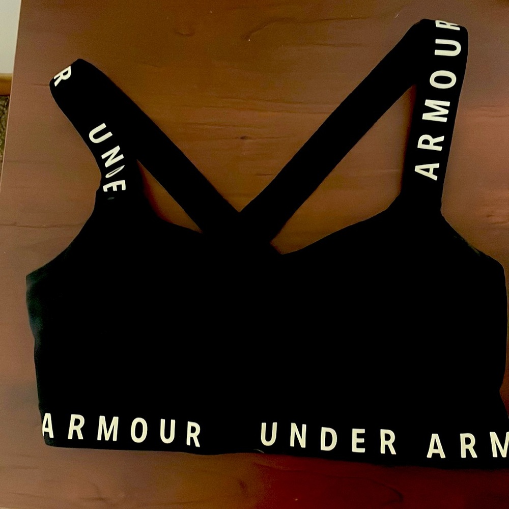 Small UA sports bra. Worn once.
